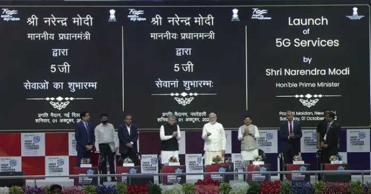 PM Modi Announces 5G Services in India at the 6th India Mobile Congress