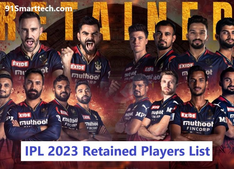 IPL 2023 Retained Players List IPL Team Wise Resumed Players Name