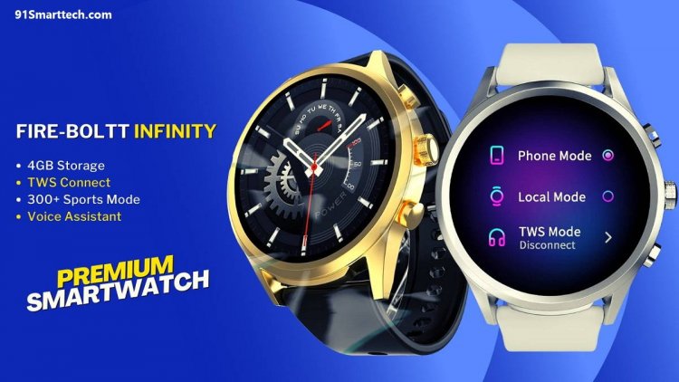 Fire-Boltt Infinity Smartwatch Launched in India: Price, Features and Specifications