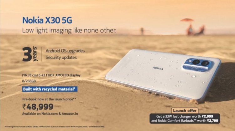 Nokia X30 5G Launched In India: Price, Specifications, and Other Details