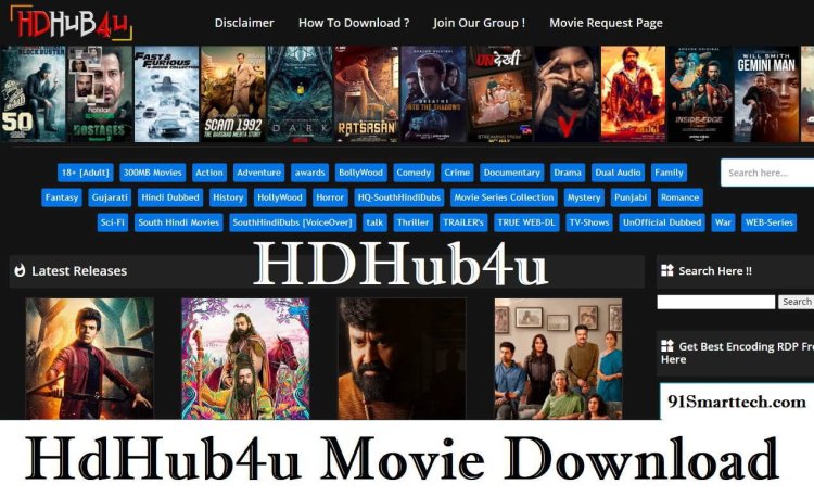 HDHub4u 2023: HDHub4u Movie Download in Hindi Dubbed 1080p 720p 480p